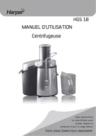 Notice YOGHI HGS18W Centrifugeuse
