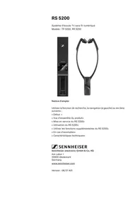 SENNHEISER TVRS5200 - Casque
