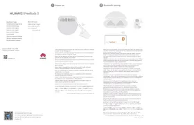 Notice HUAWEI FREEBUDS LITE écouteurs