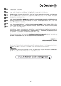 DE DIETRICH DKD855X INOX - Réfrigérateur