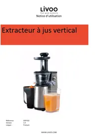 DOMOCLIP DOP102 - Extracteur de jus