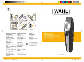 Notice WAHL 9888-1216 Tondeuse électrique