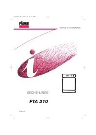 FAURE FTA 210 BLANC - Sèche-linge
