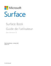 MICROSOFT SURFACE BOOK i7 16G0 1TO - Ordinateur portable