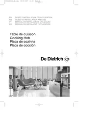 DE DIETRICH DTI701X - Plaque de cuisson