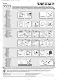 Notice SOEHNLER PAGE NOIRE Balance de cuisine