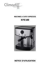 CLIMADIFF KFE 100 - Machine à café