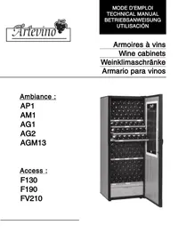 Notice ARTEVINO AGM 013 PO VD Cave à vin