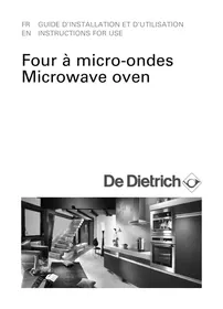 DE DIETRICH DME795WCO - Micro-ondes