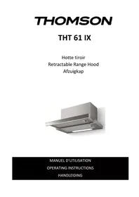 Notice THOMSON THT61IXINOX Hotte aspirante