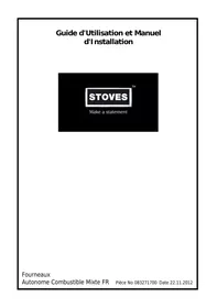 Notice STOVES PSTERG60DFCCT Cuisinière