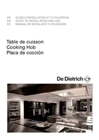 DE DIETRICH DTi1048C DARKGREY - Plaque de cuisson