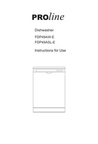 PROLINE FPD 49 ASL-E SILVER - Lave-vaisselle