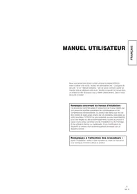 Notice HITACHI PW2 Plasma Display