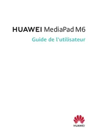 Notice HUAWEI M6 10 Tablette multimédia