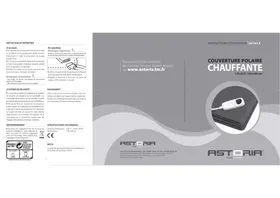 Notice ASTORIA AD061 Couverture chauffante