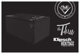 Notice RLIPSCH THE THREE WALNUT Enceinte audio