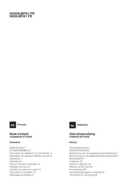 Notice HOTPOINT H63ILMPA1(X)F Four