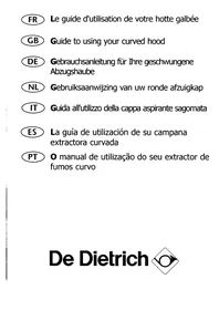 DE DIETRICH DHD 159 XP1 - Hotte