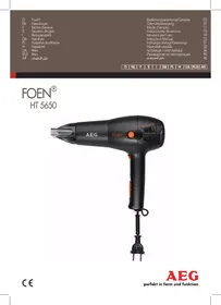 AEG HT 5650 - Sèche cheveux