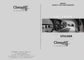 Notice CLIMADIF EV 503 ZX Cave à vin
