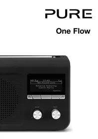 Notice PUREREFERENCE RADIO ONE FLOW Radio