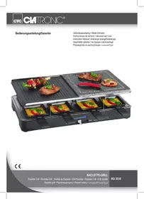 CLATRONIC RACLETTERG3518 - Appareil à raclette