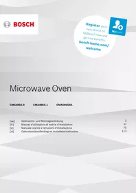 BOSCH CMA485GB1 - Mikrowellen