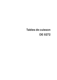 Notice ARTHUR MARTIN DE0272T Table de cuisson