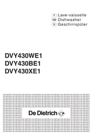 DE DIETRICH DVY 430 WE1 BD-BLANC - Lave-vaisselle