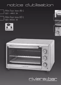 Notice RIVIERA QO600A Four électrique compact