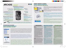 Notice ARCHOS CLIPPER 2 GO Lecteur audio portable