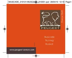 Notice PEUGEOT MOULIN MUSCADE TIDORE Moulin à épices