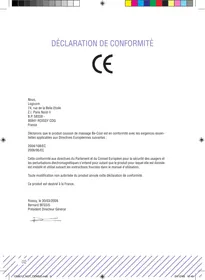 Notice OZMEO BE COOL ROUGE Coussin de massage