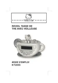 Notice HELLO KITTY HKT 2055 Réveil