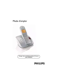 Notice PHILIPS CD 2351 S Téléphone sans fil