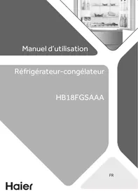 Notice HAIER HB18FGSAA Réfrigérateur-congélateur