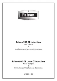 Notice FALCON F900 DXE Plaque de cuisson induction