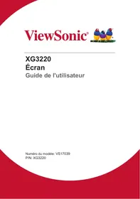 VIEWSONIC XG3220 - Écran