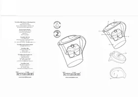 TERRAILLON DOMINO NOIRE - Balance de cuisine