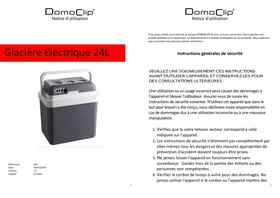 DOMOCLIP FR6 GLACIERE ELEC 24 - Glacière électrique