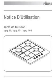 FAURE CPG 103 N - Table de cuisson