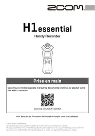ZOOM H1 - Enregistrement audio