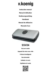 Notice H.ROENIG SSV24 Appareil de mise sous vide