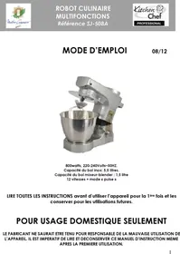KITCHEN CHEF SJ-508A - Robot culinaire