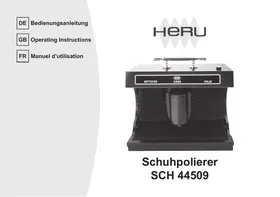 Notice HERUREFERENCE XLD-64 Polisseuse à chaussures