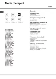 Notice HOTPOINT FH83CHAIX Four
