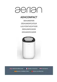 Notice AERIAN ADHCOMPACT Déshumidificateur