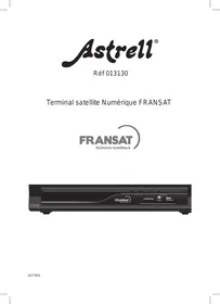 Notice ASTRELL TERMINAL FRANSAT SD Décodeur TV satellite