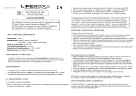 Notice LIFEBOX DETCCO1 Détecteur de fumée